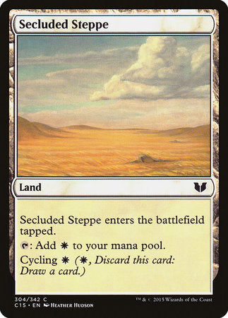 Secluded Steppe [Commander 2015] | Lots Moore NSW