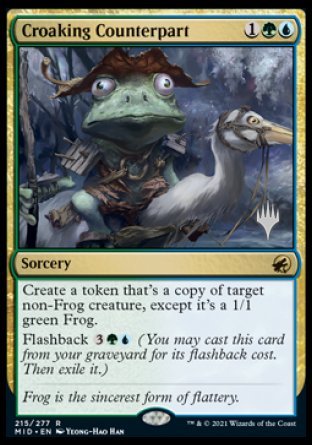 Croaking Counterpart (Promo Pack) [Innistrad: Midnight Hunt Promos] | Lots Moore NSW