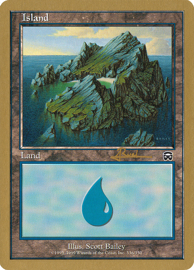 Island (ar336a) (Antoine Ruel) [World Championship Decks 2001] | Lots Moore NSW