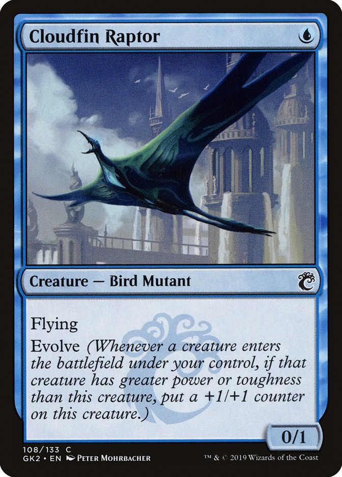 Cloudfin Raptor [Ravnica Allegiance Guild Kit] | Lots Moore NSW