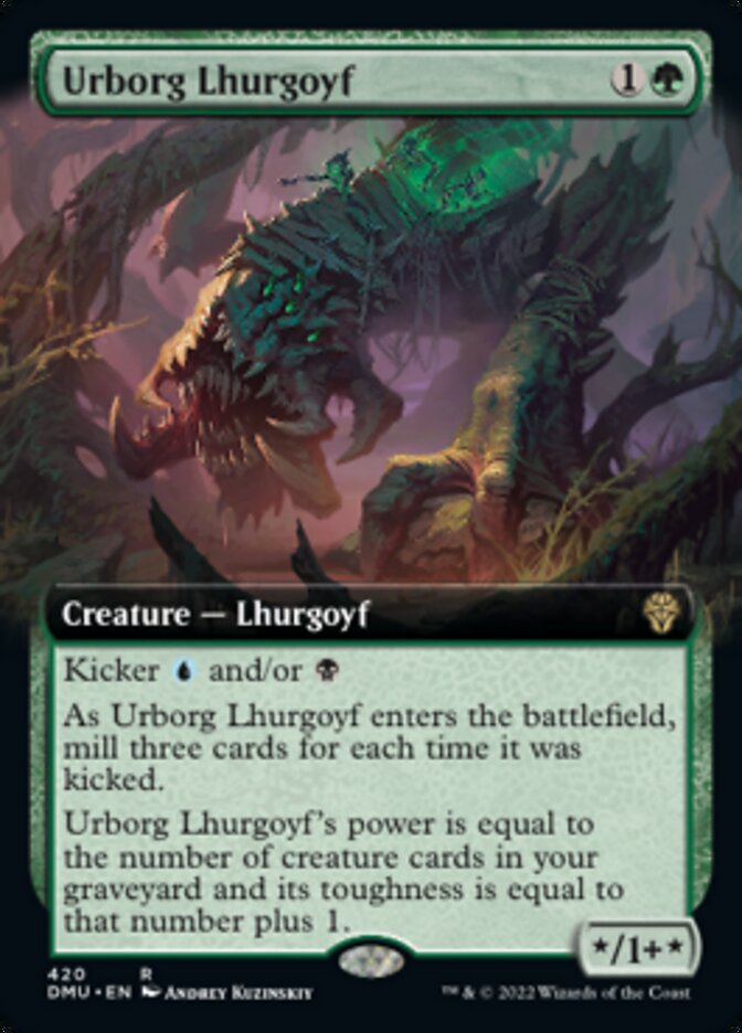 Urborg Lhurgoyf (Extended Art) [Dominaria United] | Lots Moore NSW