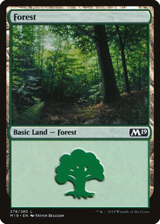 Forest (278) [Core Set 2019] | Lots Moore NSW