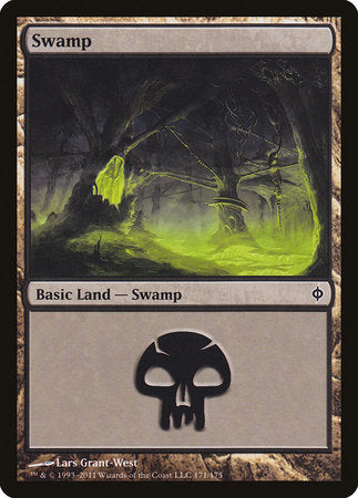 Swamp (171) [New Phyrexia] | Lots Moore NSW