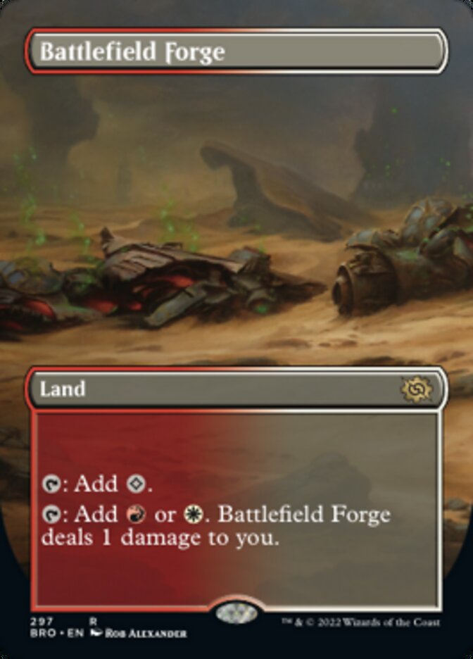 Battlefield Forge (Borderless Alternate Art) [The Brothers' War] | Lots Moore NSW