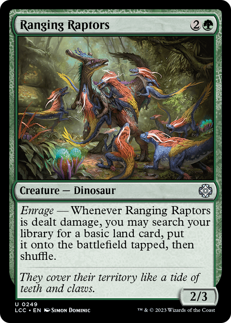 Ranging Raptors [The Lost Caverns of Ixalan Commander] | Lots Moore NSW