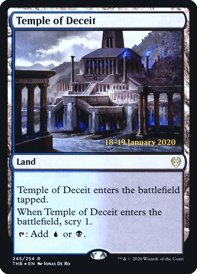 Temple of Deceit [Theros Beyond Death Prerelease Promos] | Lots Moore NSW