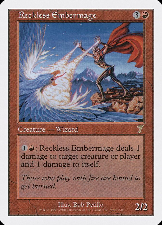 Reckless Embermage [Seventh Edition] | Lots Moore NSW