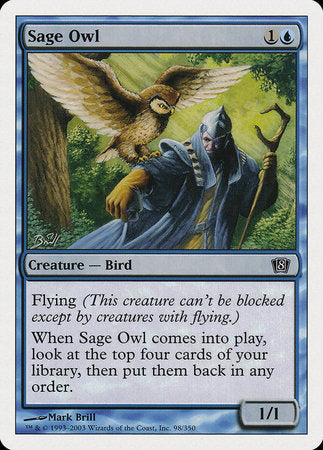 Sage Owl [Eighth Edition] | Lots Moore NSW