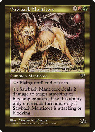 Sawback Manticore [Mirage] | Lots Moore NSW