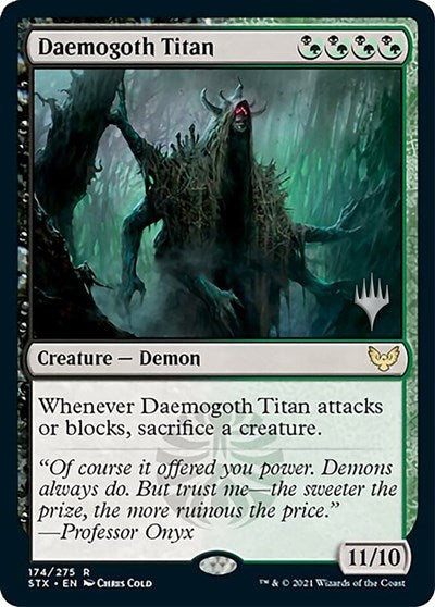 Daemogoth Titan (Promo Pack) [Strixhaven: School of Mages Promos] | Lots Moore NSW