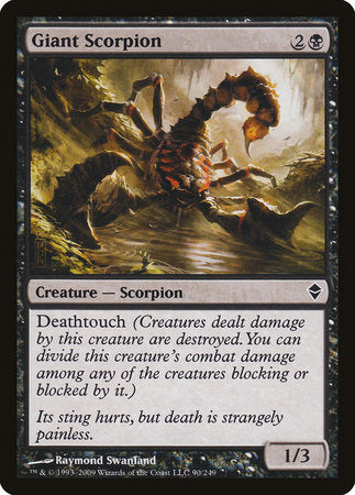 Giant Scorpion [Zendikar] | Lots Moore NSW