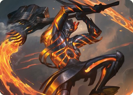 Forgehammer Centurion Art Card [Phyrexia: All Will Be One Art Series] | Lots Moore NSW
