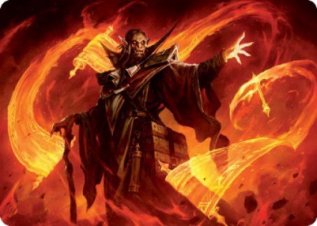 Plargg, Dean of Chaos Art Card [Strixhaven: School of Mages Art Series] | Lots Moore NSW