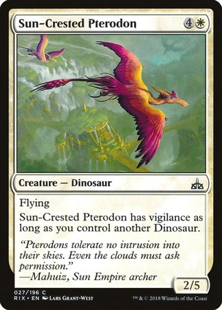 Sun-Crested Pterodon [Rivals of Ixalan] | Lots Moore NSW