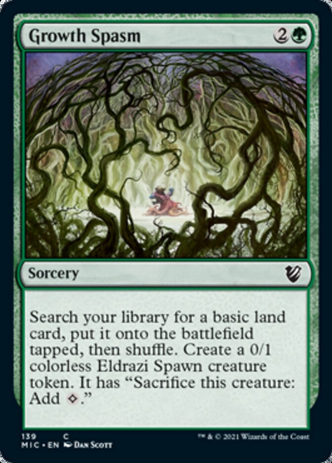 Growth Spasm [Innistrad: Midnight Hunt Commander] | Lots Moore NSW