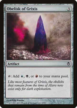 Obelisk of Grixis [Duel Decks: Ajani vs. Nicol Bolas] | Lots Moore NSW