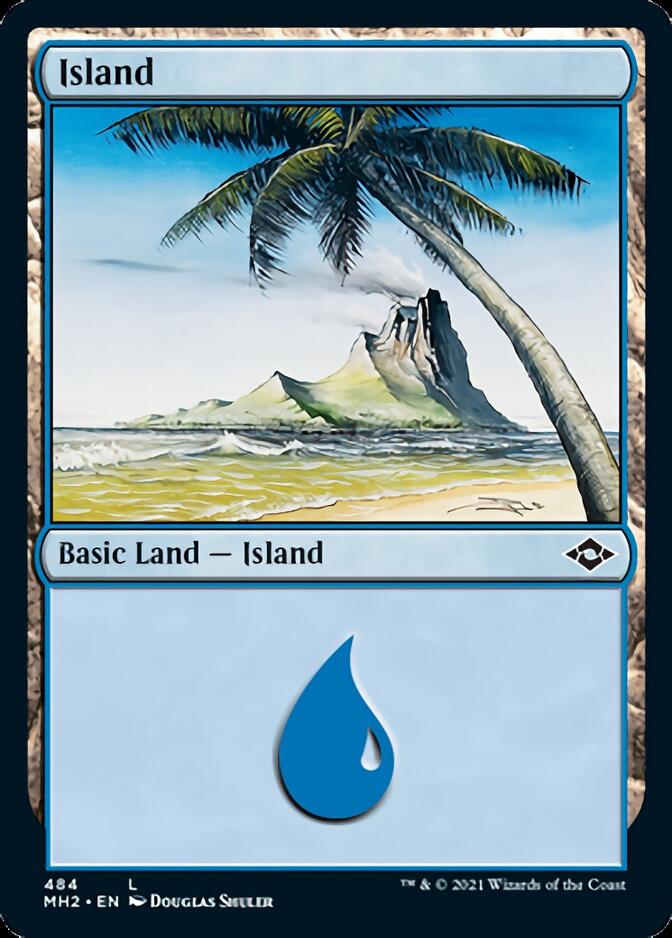 Island (484) (Foil Etched) [Modern Horizons 2] | Lots Moore NSW