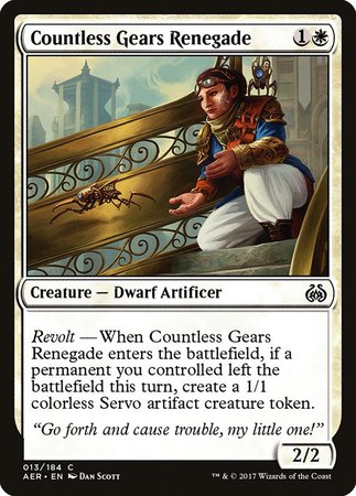 Countless Gears Renegade [Aether Revolt] | Lots Moore NSW