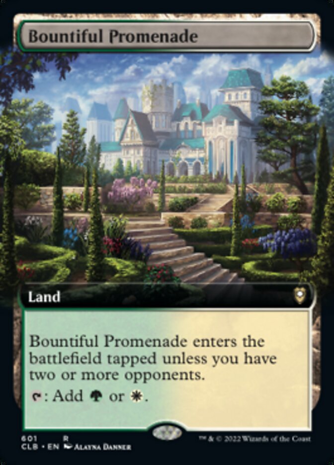 Bountiful Promenade (Extended Art) [Commander Legends: Battle for Baldur's Gate] | Lots Moore NSW