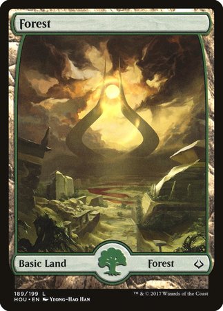 Forest (189) - Full Art [Hour of Devastation] | Lots Moore NSW