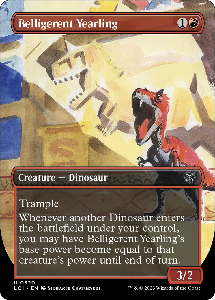 Belligerent Yearling (Borderless) [The Lost Caverns of Ixalan] | Lots Moore NSW