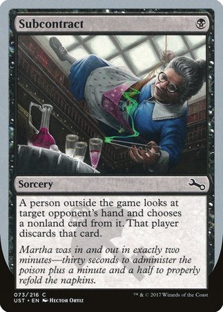Subcontract [Unstable] | Lots Moore NSW