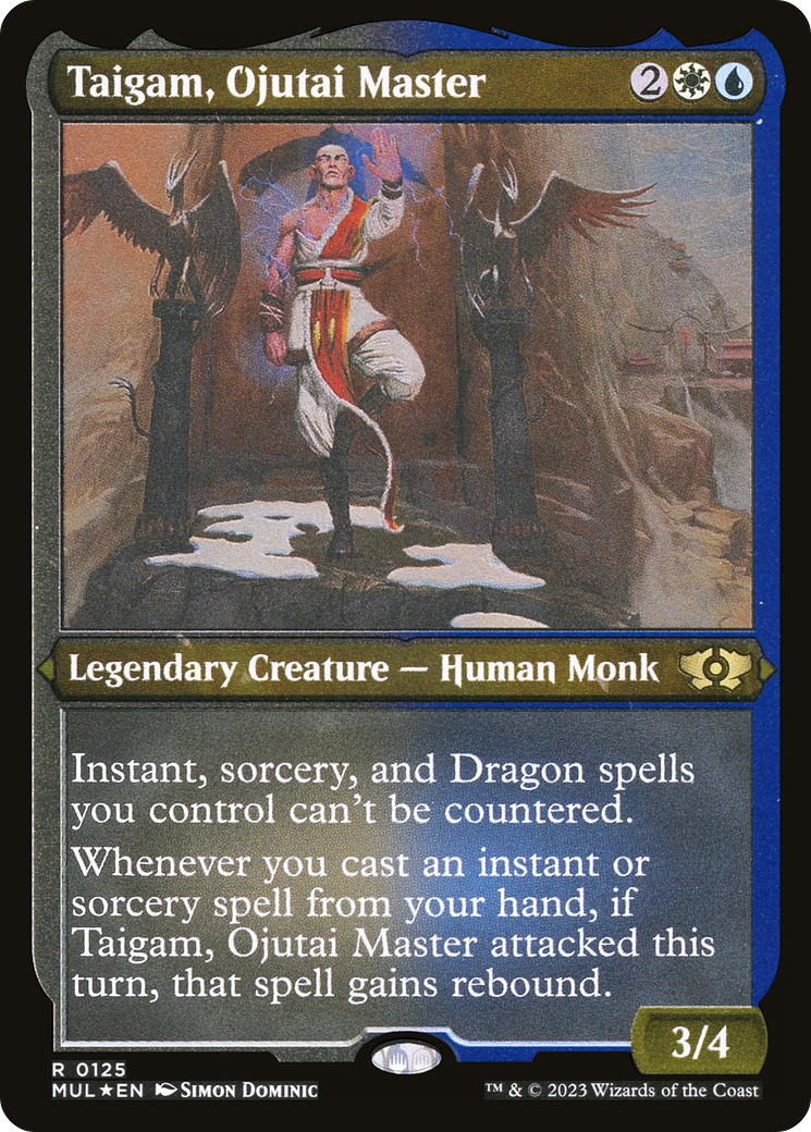 Taigam, Ojutai Master (Foil Etched) [Multiverse Legends] | Lots Moore NSW