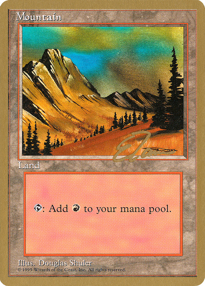 Mountain (et375) (Eric Tam) [Pro Tour Collector Set] | Lots Moore NSW