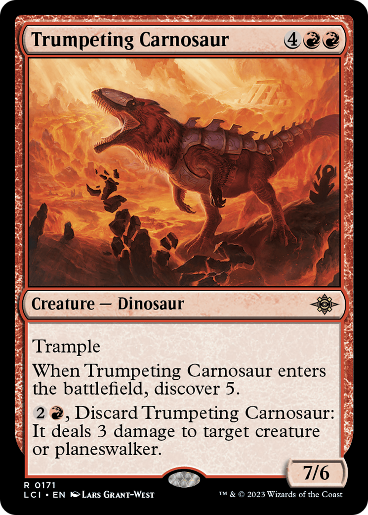 Trumpeting Carnosaur [The Lost Caverns of Ixalan] | Lots Moore NSW