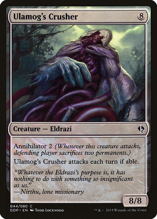 Ulamog's Crusher [Duel Decks: Zendikar vs. Eldrazi] | Lots Moore NSW