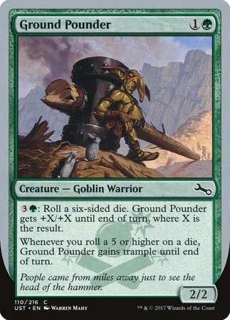 Ground Pounder [Unstable] | Lots Moore NSW