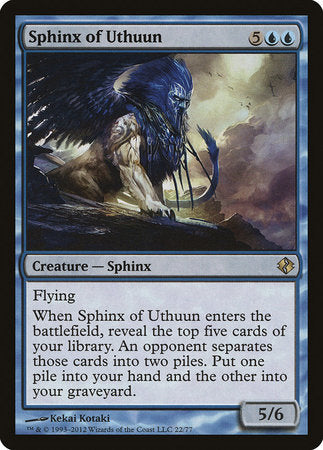 Sphinx of Uthuun [Duel Decks: Venser vs. Koth] | Lots Moore NSW