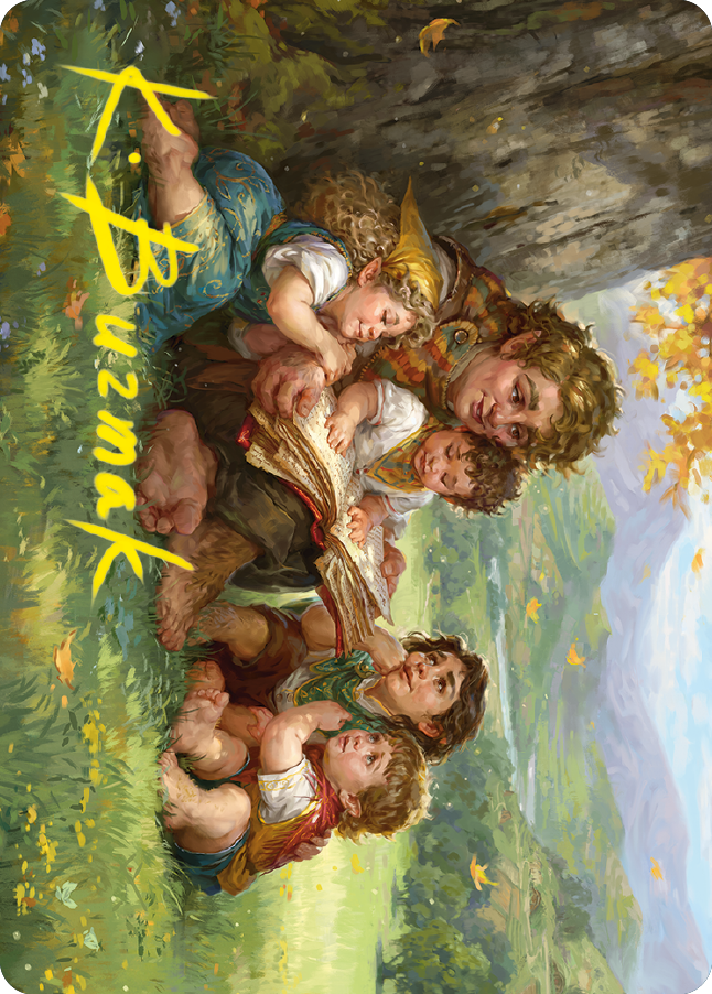 Samwise Gamgee Art Card (19/81) (Gold-Stamped Signature) [The Lord of the Rings: Tales of Middle-earth Art Series] | Lots Moore NSW