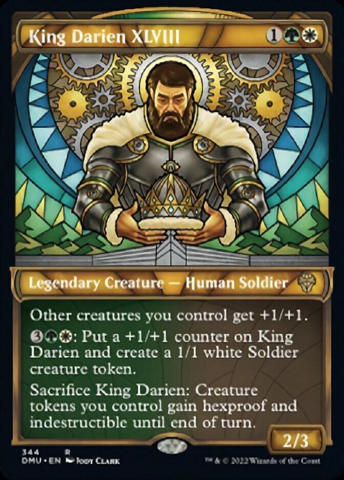 King Darien XLVIII (Showcase Textured) [Dominaria United] | Lots Moore NSW