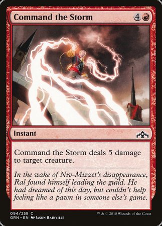 Command the Storm [Guilds of Ravnica] | Lots Moore NSW