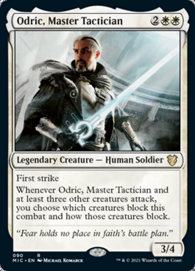 Odric, Master Tactician [Innistrad: Midnight Hunt Commander] | Lots Moore NSW