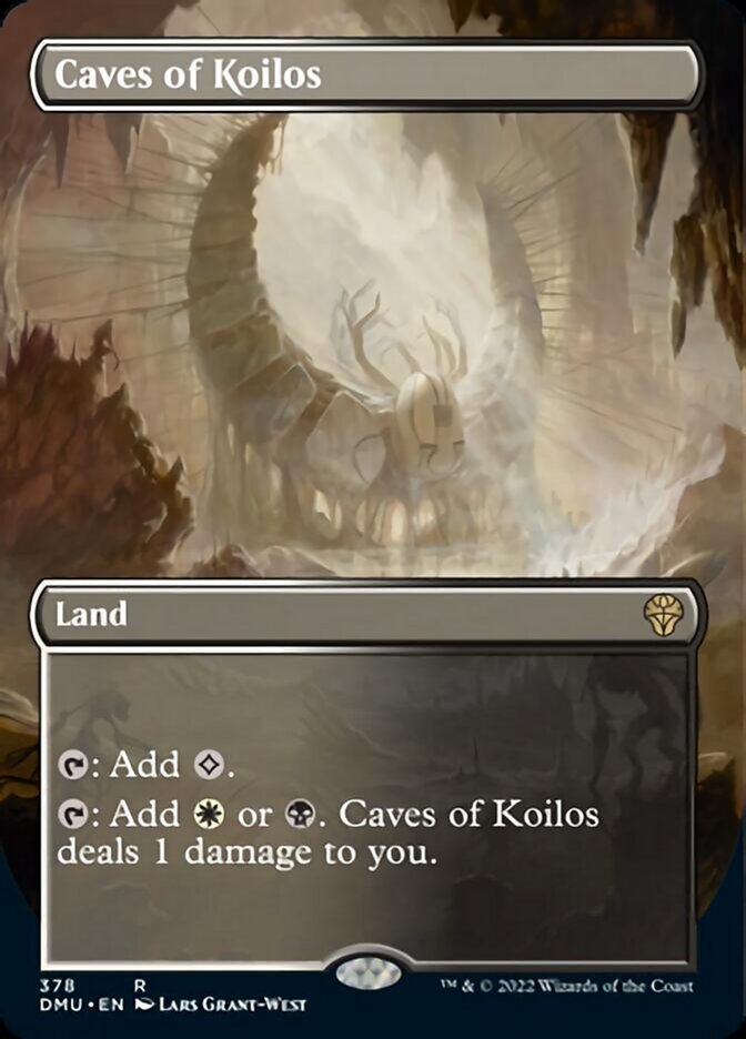 Caves of Koilos (Borderless Alternate Art) [Dominaria United] | Lots Moore NSW