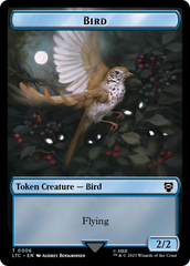 Elf Warrior // Bird Double Sided Token [The Lord of the Rings: Tales of Middle-Earth Commander Tokens] | Lots Moore NSW