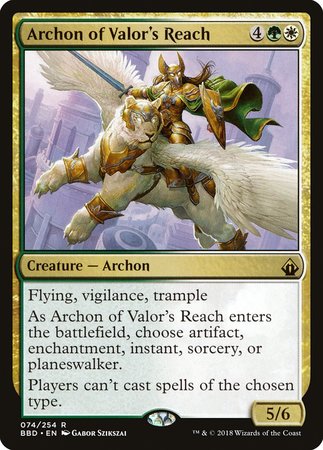 Archon of Valor's Reach [Battlebond] | Lots Moore NSW