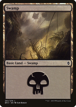 Swamp (261) [Battle for Zendikar] | Lots Moore NSW