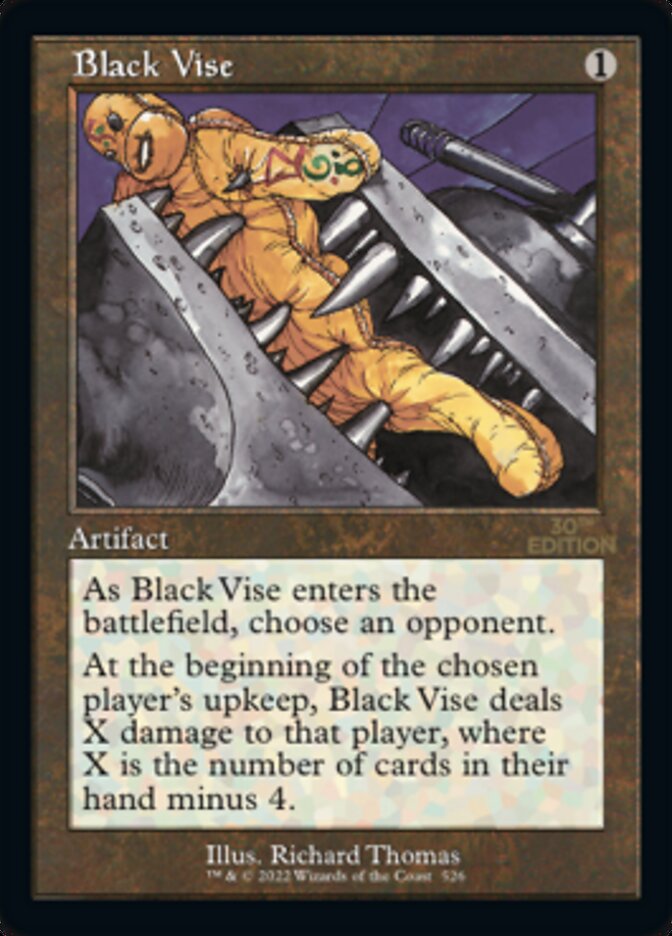 Black Vise (Retro) [30th Anniversary Edition] | Lots Moore NSW