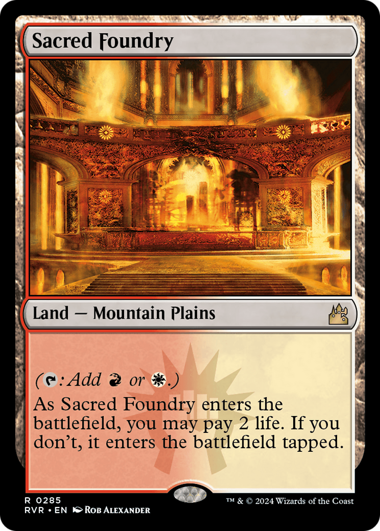 Sacred Foundry [Ravnica Remastered] | Lots Moore NSW