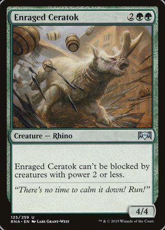 Enraged Ceratok [Ravnica Allegiance] | Lots Moore NSW