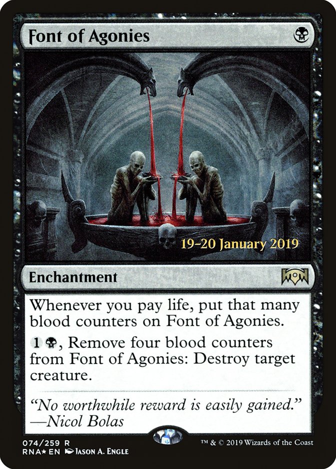 Font of Agonies [Ravnica Allegiance Prerelease Promos] | Lots Moore NSW