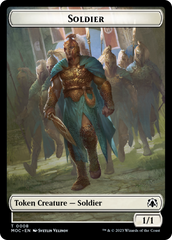 Soldier // Insect Double-Sided Token [March of the Machine Commander Tokens] | Lots Moore NSW