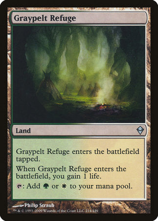 Graypelt Refuge [Zendikar] | Lots Moore NSW