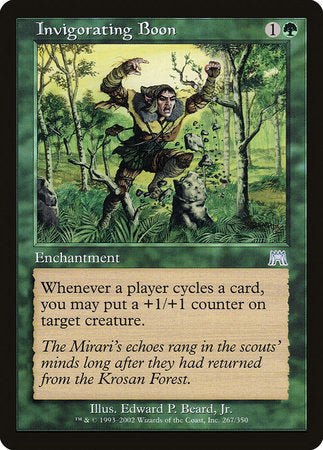 Invigorating Boon [Onslaught] | Lots Moore NSW