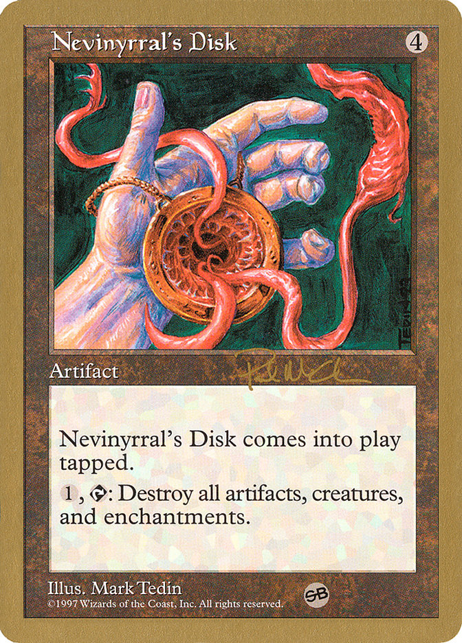 Nevinyrral's Disk (Paul McCabe) (SB) [World Championship Decks 1997] | Lots Moore NSW