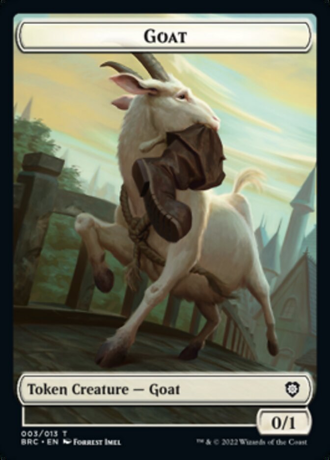 Construct (008) // Goat Double-Sided Token [The Brothers' War Commander Tokens] | Lots Moore NSW