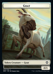 Construct (008) // Goat Double-Sided Token [The Brothers' War Commander Tokens] | Lots Moore NSW